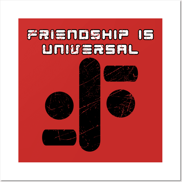 Visitor Friendship Wall Art by PopCultureShirts